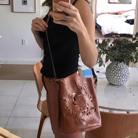 Patricia Nash Bags Patricia Nash Lavello Bucket Bag Cutout Poshmark